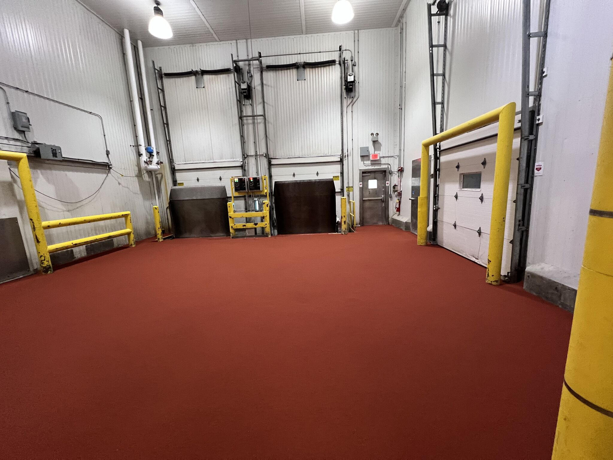SaniCrete HF heavy fill flooring in loading dock area