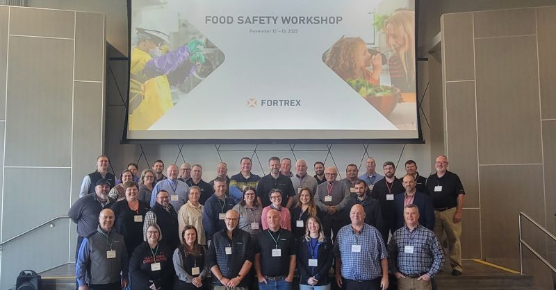 Group photo at Fortrex Food Safety Workshop