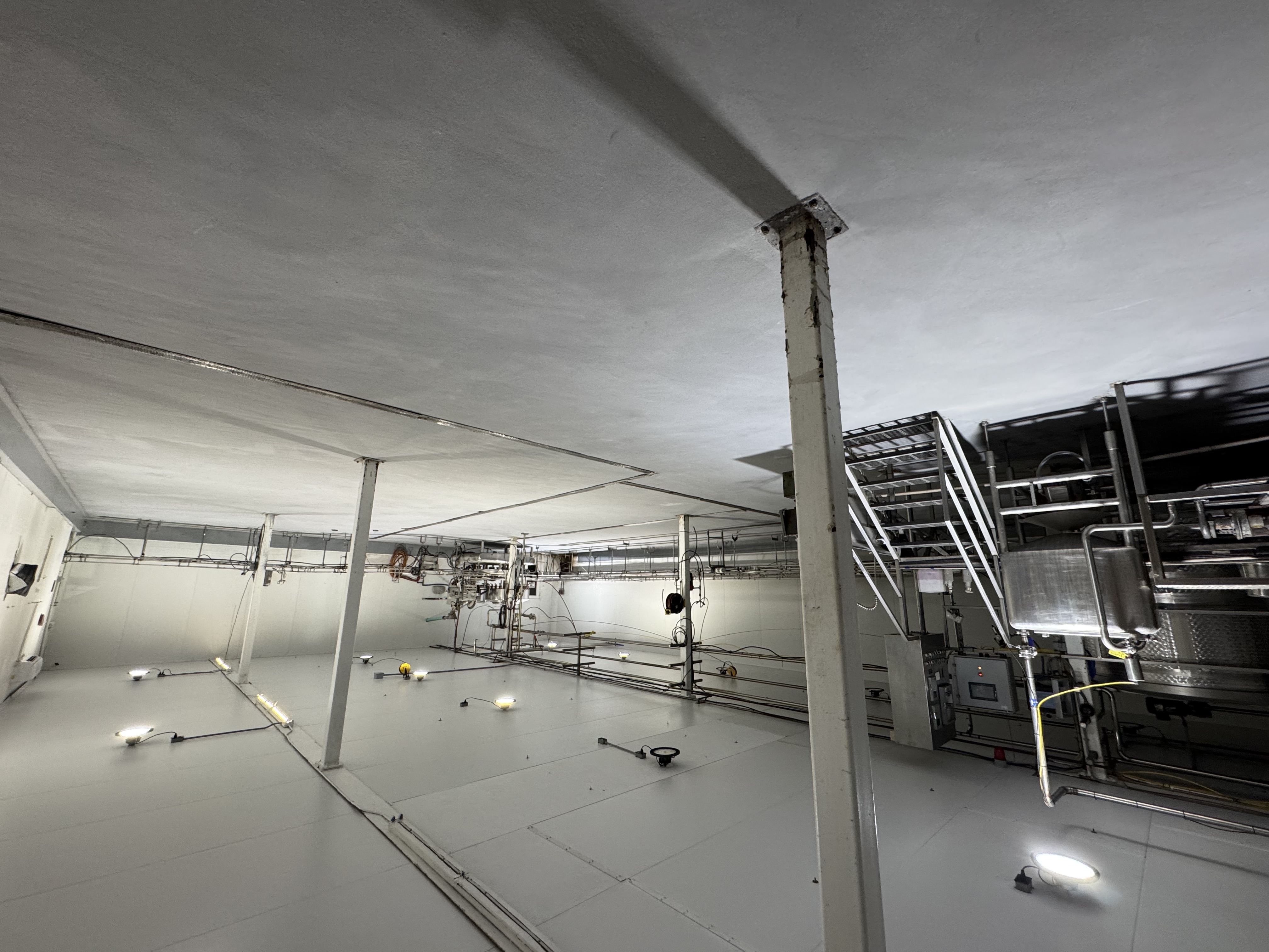 Completed SaniCrete SL installation in a food processing facility